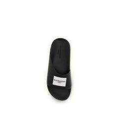 Givenchy Black Rubber Sandals - EU39/US9