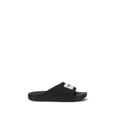 Givenchy Black Rubber Slippers - Sandals
