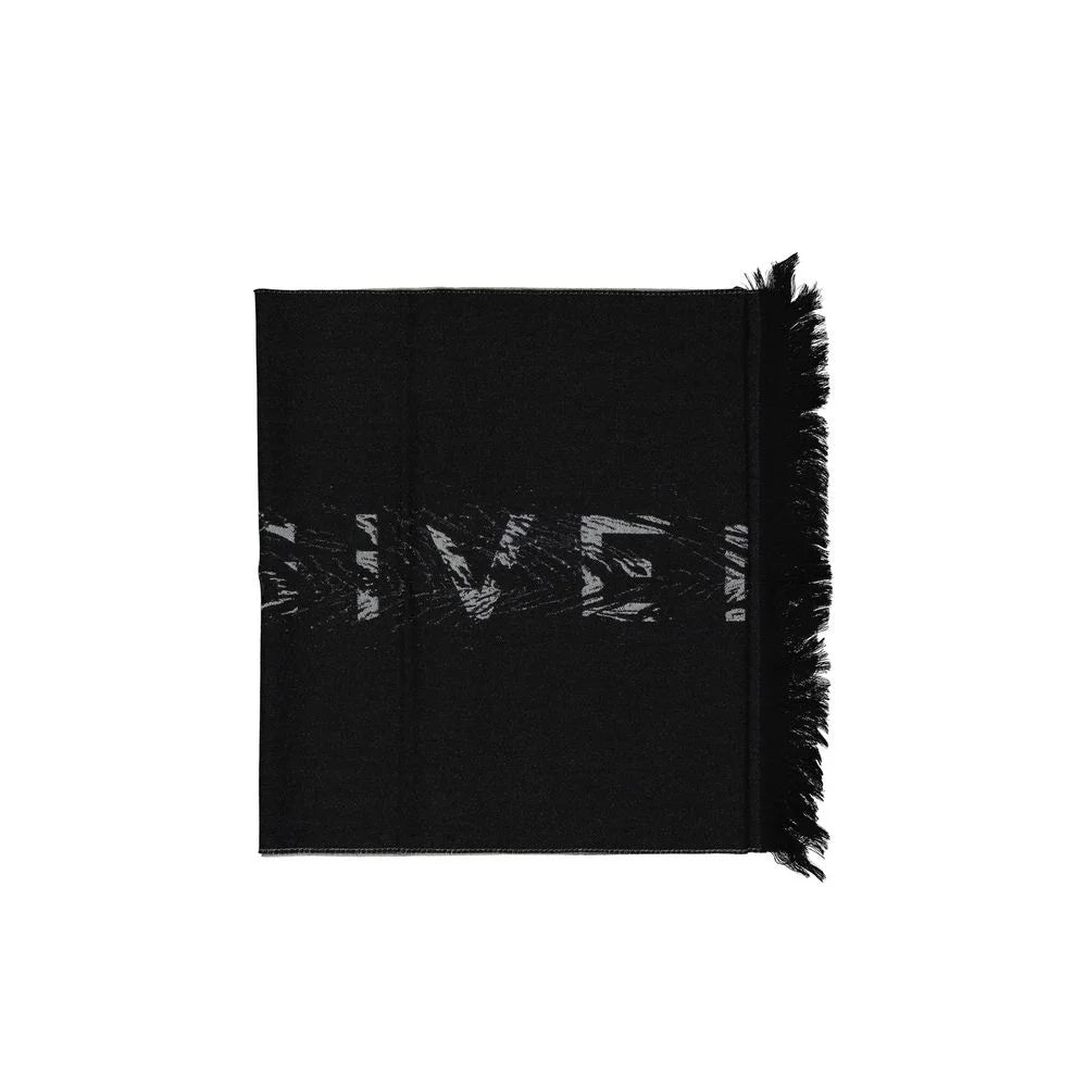 Givenchy Black Virgin Wool Scarf