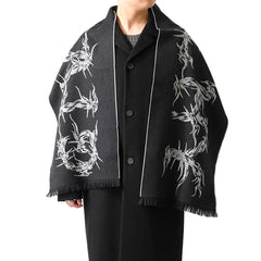 Givenchy Black Virgin Wool Scarf - Scarves & Shawls