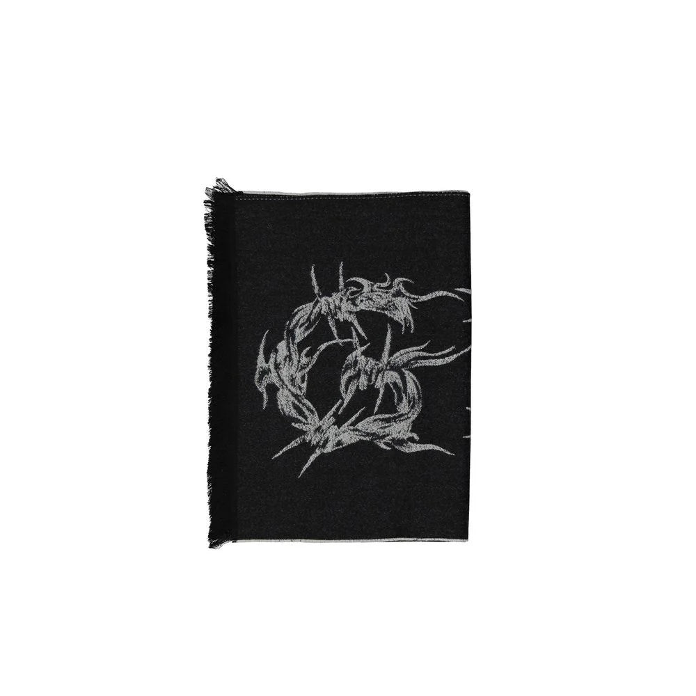 Givenchy Black Virgin Wool Scarf - Scarves & Shawls