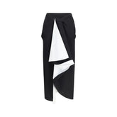 Givenchy Black Wool Oves Aries Midi Skirt - IT38 | S