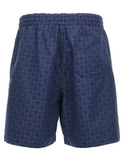 Givenchy Blue Cotton Bermuda Shorts