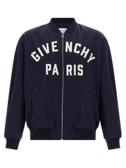 Givenchy Blue Cotton Bomber - 48 | M