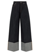 Givenchy Blue Cotton Flared Jeans