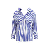 Givenchy Blue Cotton Pattern Shirt - Shirts
