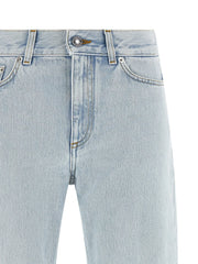 Givenchy Blue Cotton Straight-Leg Jeans
