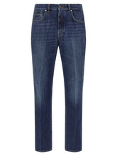 Givenchy Blue Cotton Straight-Leg Jeans