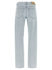 Givenchy Blue Cotton Straight-Leg Jeans