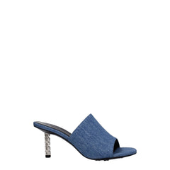Givenchy Blue Fabric Platforms - Sandals