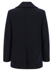 Givenchy Blue Wool Coat - IT52 | XL