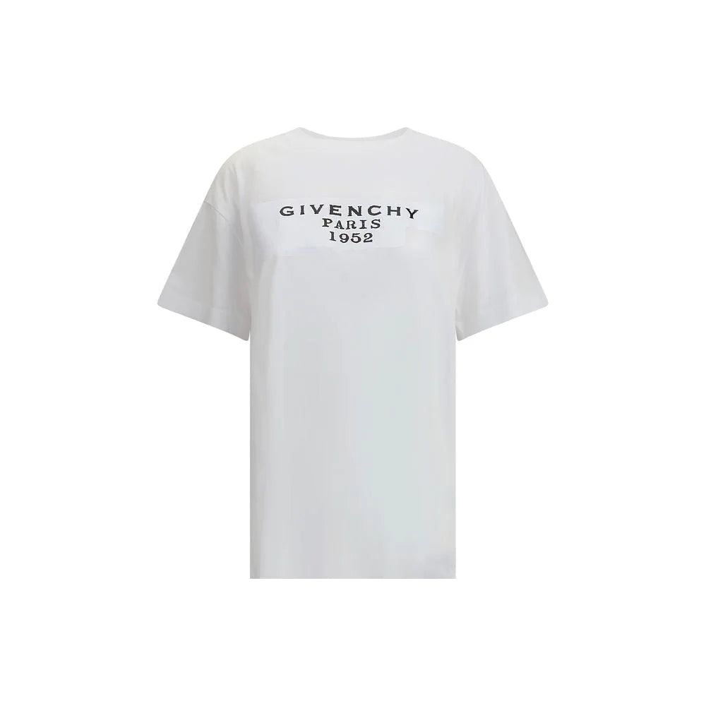 Givenchy Boxy cotton T-shirt with givenchy tape print - T-Shirts