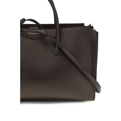 Givenchy Brown Calf Leather Bos Taurus Shoulder Bag