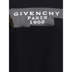 Givenchy Cotton T-shirt with print black givenchy tape - T-Shirts