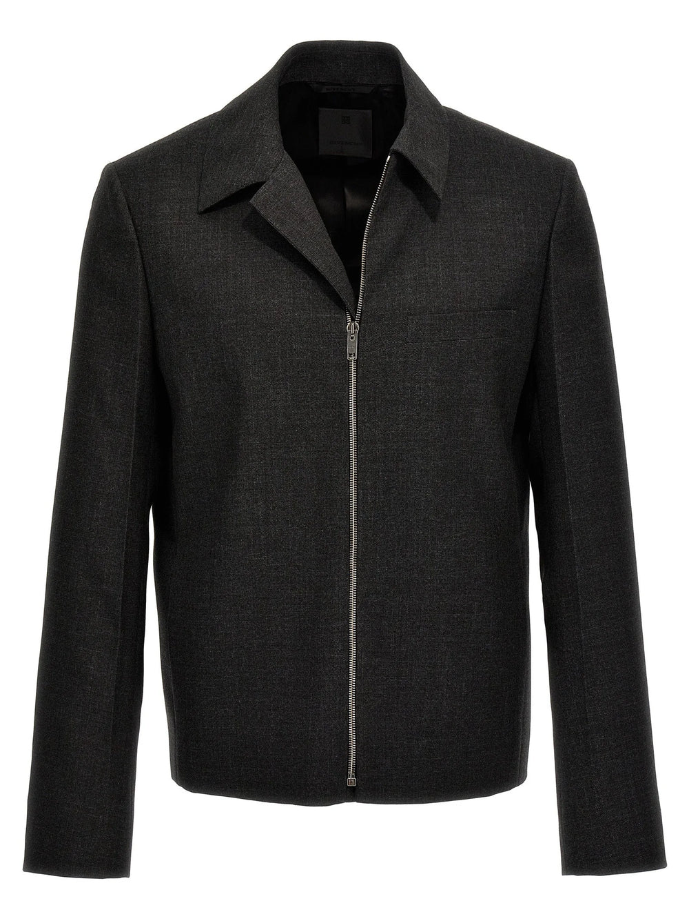 Givenchy Gray Virgin Wool Jacket - 48 | M