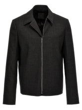 Givenchy Gray Virgin Wool Jacket - 48 | M