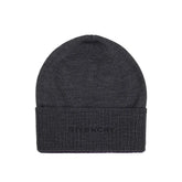 Givenchy Gray Wool Beanie - UNI