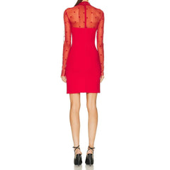 Givenchy Multicolor Elastane Cocktail Dress - 42
