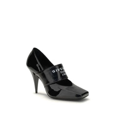 Givenchy Sliced Square Logo Pumps - Heels
