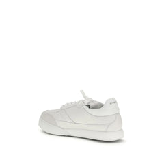 Givenchy White Calf Leather Bos Taurus Low Top Sneakers