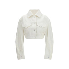 Givenchy Bílá Bavlněná Džínová Bunda - IT36 | XS
