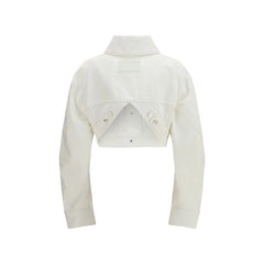 Givenchy Bílá Bavlněná Džínová Bunda - IT36 | XS