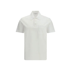Givenchy White Cotton Polo Shirt