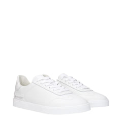 Givenchy White Leather Low Top Sneakers