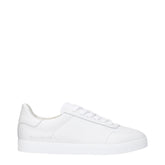 Givenchy white leather low top sneakers featuring a minimalist silhouette and clean aesthetic for refined daily wear.