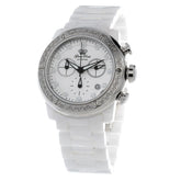GLAM ROCK White Ceramic Bracelet Watch