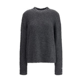 God’s True Cashmere Gray Cashmere Sweatshirt