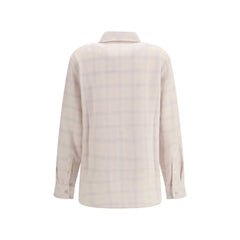 God’s True Cashmere White Cashmere Pattern Shirt - S