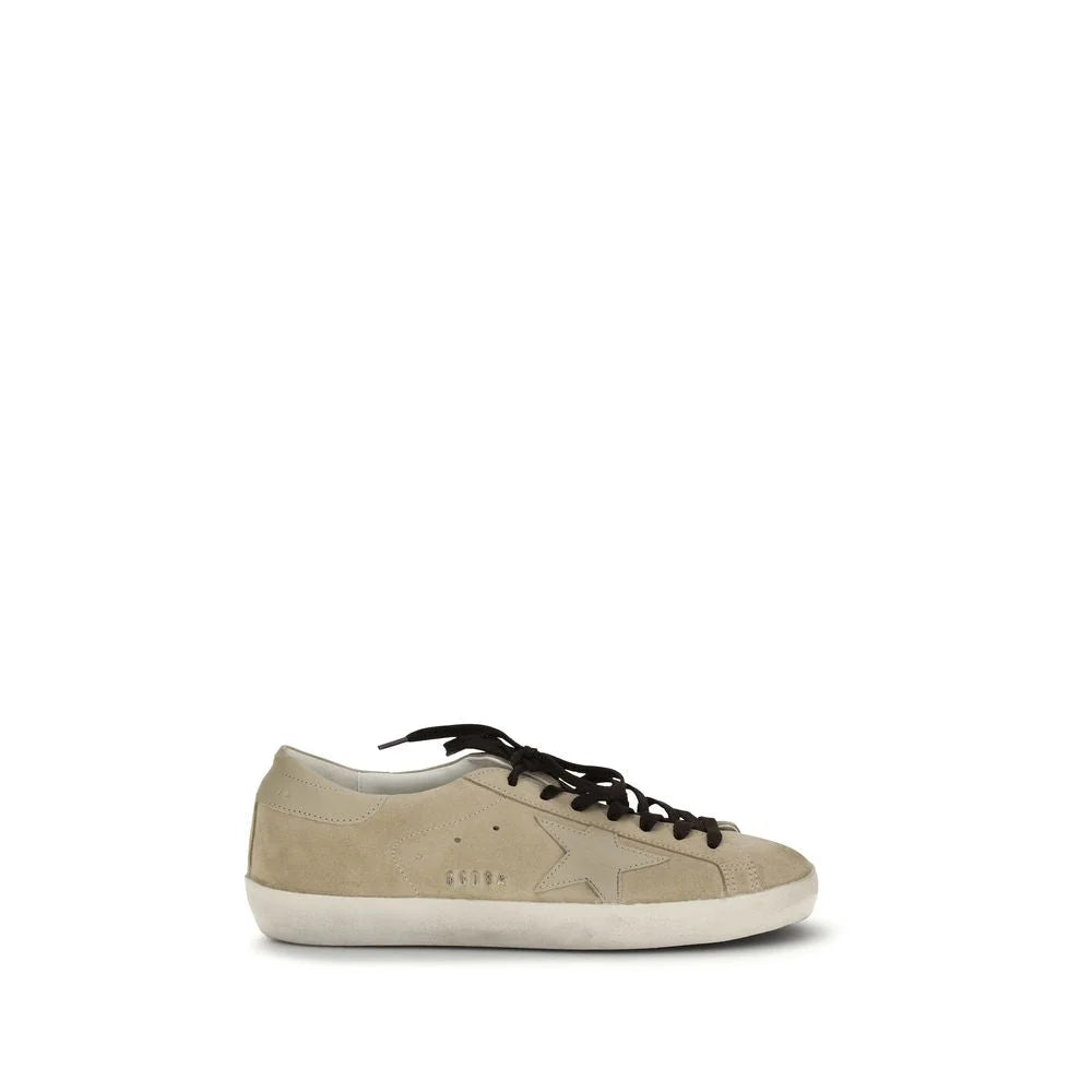 Golden Goose Beige Calf Leather Bos Taurus Low Top Sneakers - Sneakers