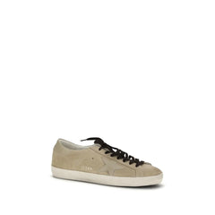 Golden Goose Beige Calf Leather Bos Taurus Low Top Sneakers - Sneakers