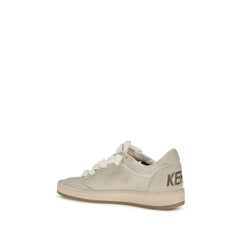 Golden Goose Beige Calf Leather Bos Taurus Low Top Sneakers - EU41/US11