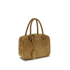 Golden Goose Beige Calf Leather Bos Taurus Shoulder Bag