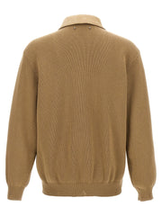 Golden Goose Beige Cowhide Leather Jacket
