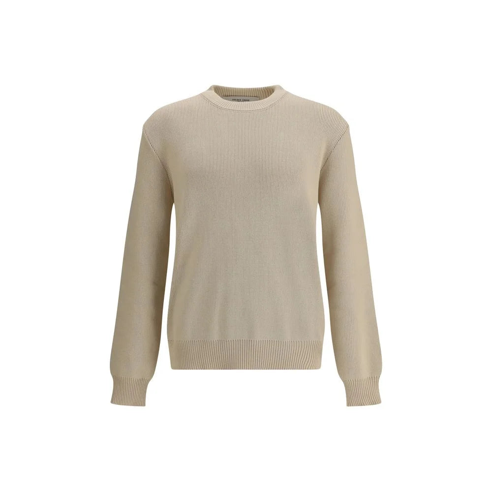 Golden Goose Beige ribbed-knit sweater