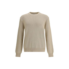 Golden Goose Beige ribbed-knit sweater - L