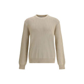 Golden Goose Beige ribbed-knit sweater - Sweaters