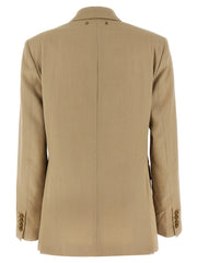 Golden Goose Beige Virgin Wool Blazer - IT42