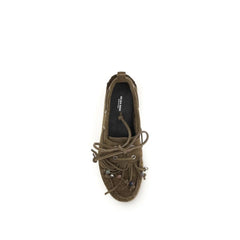 Golden Goose Bicolor Calf Leather Bos Taurus Slip-On Loafers - EU41/US11