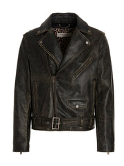 Golden Goose Black Calfskin Leather Jacket - IT50 | L