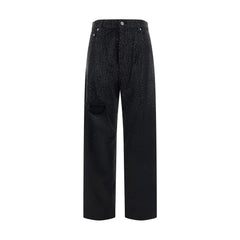 Golden Goose Black Cotton Casual Pants