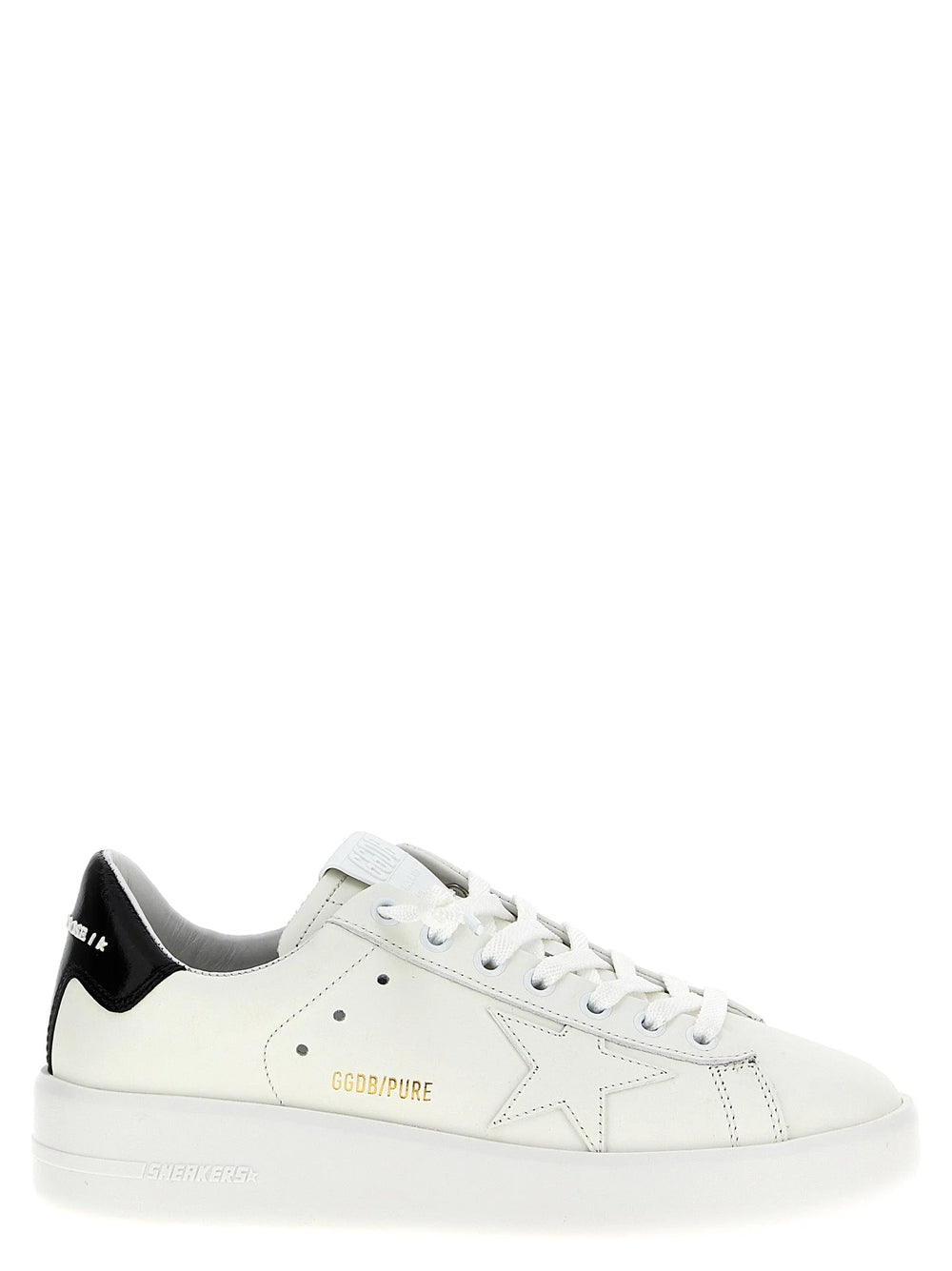 Golden Goose Black Cowhide Low Top Sneakers
