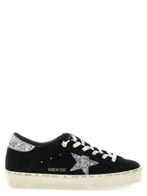 Golden Goose Black Leather Low Top Sneakers