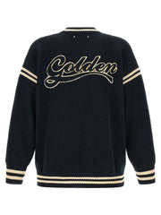 Golden Goose Blue Cotton Cardigan