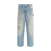 Golden Goose Blue Cotton Jeans Denim - IT52 | XL
