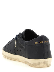Baskets basses en vache bleue Golden Goose