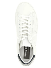 Golden Goose Blue Cowhide Low Top Sneakers